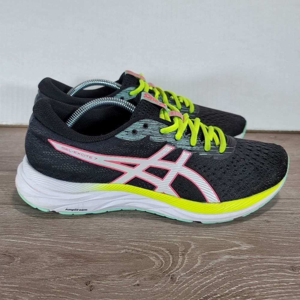 ASICS GEL EXCITE-7 Running Shoes Women's Size 11 Neon Multi-color 1012A876